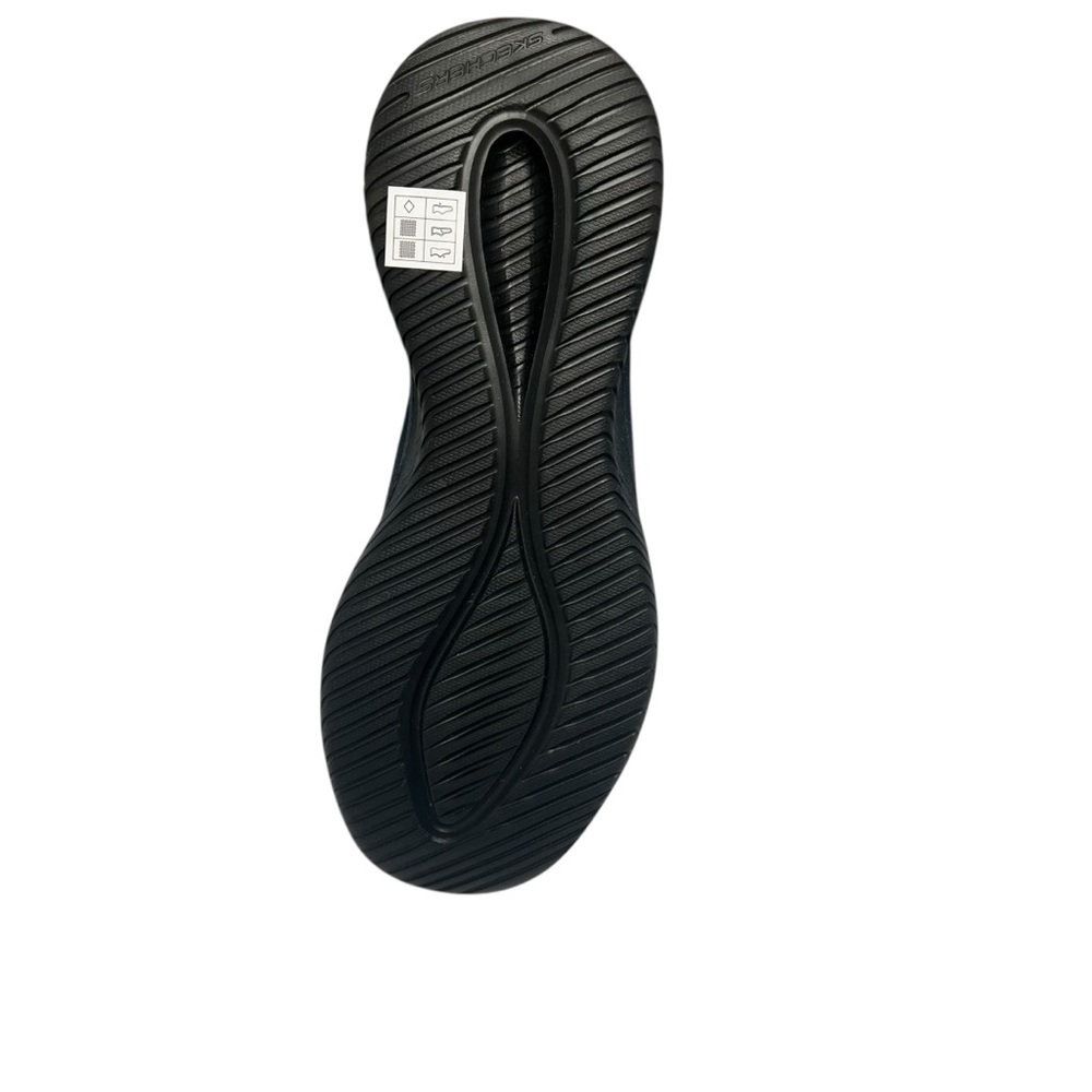 Skechers NEW Ultra Flex Right Away Mens Black Hands Free Slip in Sneakers - Picture 6 of 7